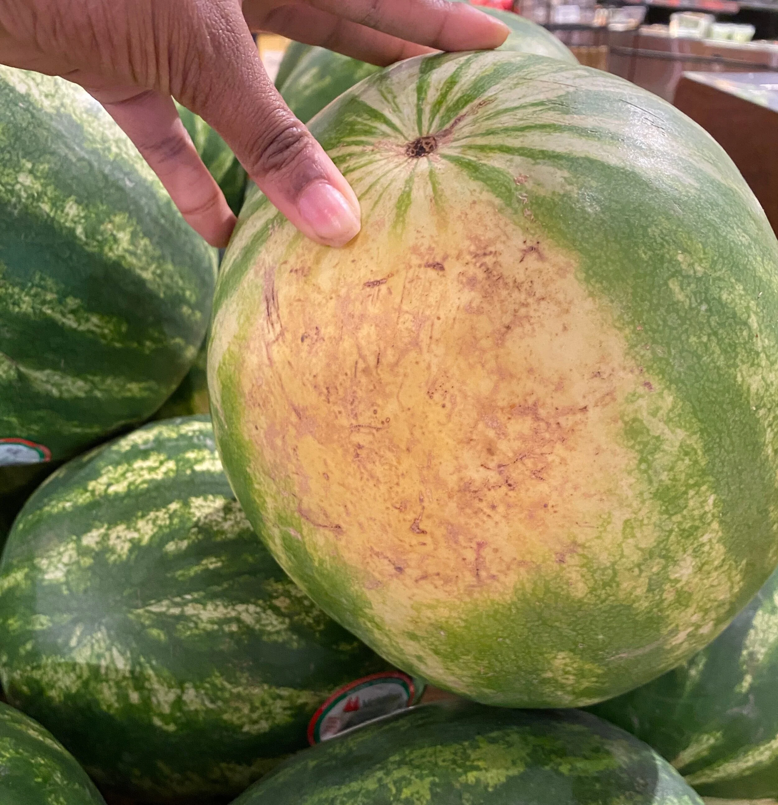 Ripe watermelon on sale